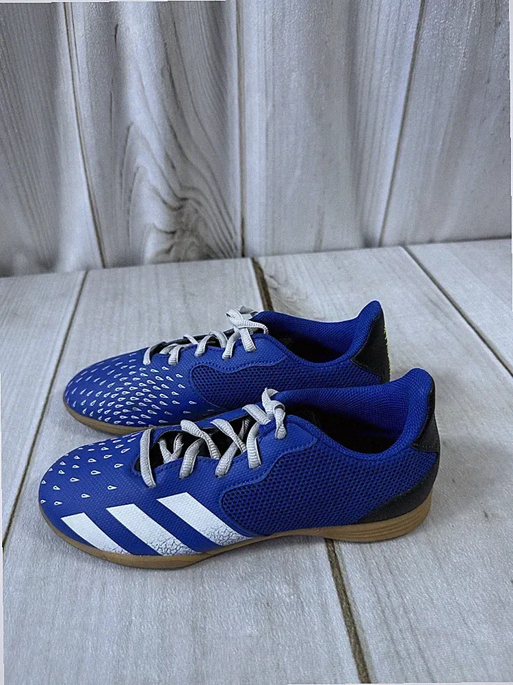 Adidas Predator Freak.4 Sala Youth 4 Indoor Soccer Cleats Shoe Blue White Black