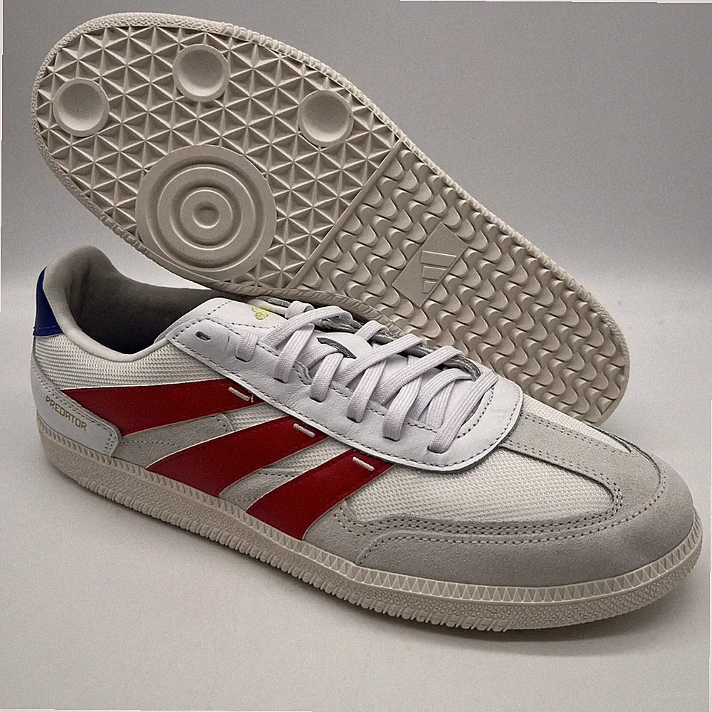 ADIDAS Predator Freestyle Casual Soccer Shoes Mens 13 White Scarlet Royal USA