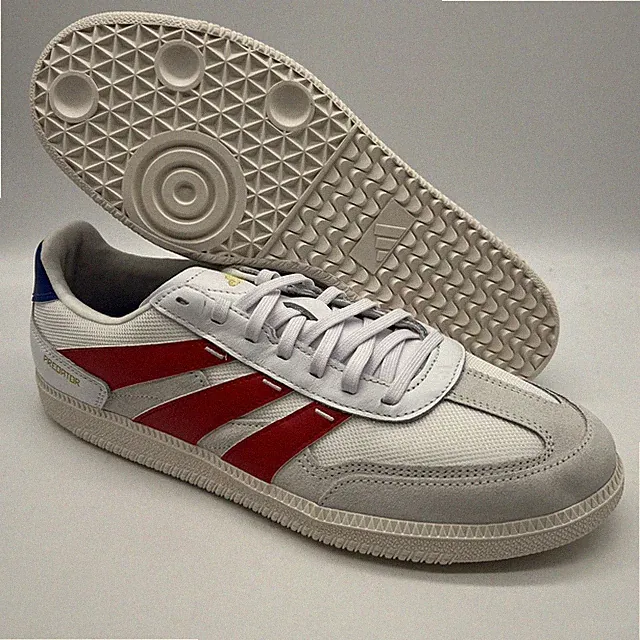 ADIDAS Predator Freestyle Casual Soccer Shoes Mens 8 White Scarlet Royal USA