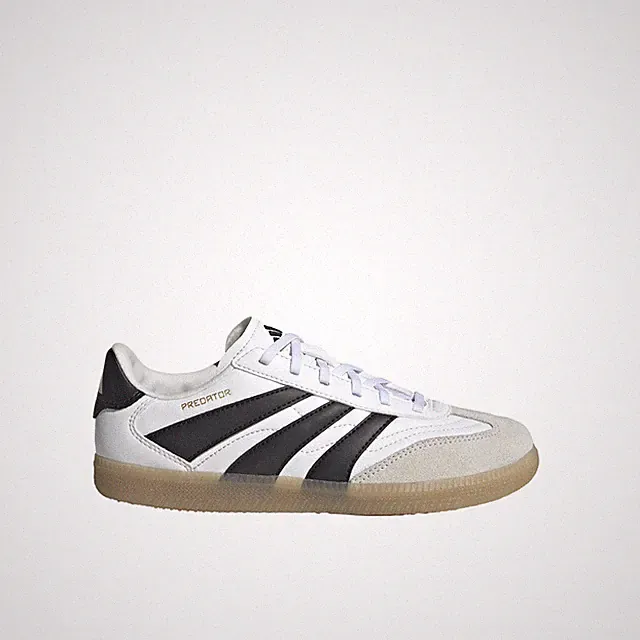 adidas Predator Freestyle Indoor Boys White Sneakers Athletic Shoes IH5079