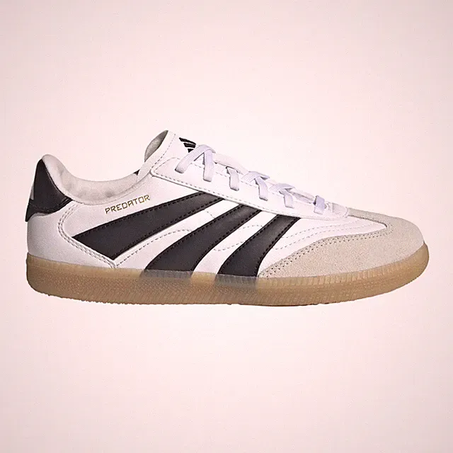adidas Predator Freestyle Indoor Boys White Sneakers Athletic Shoes IH5079