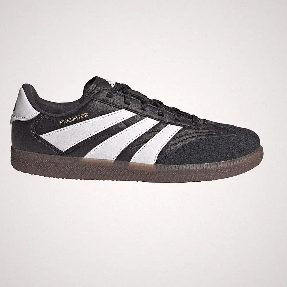 adidas Predator Freestyle Indoor Soccer Youth Boys Black Sneakers Athletic Shoes