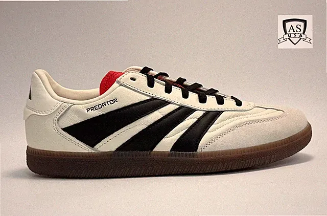 adidas Predator Freestyle Sneaker Off White Black Ruby JH8893 Men's Size 7