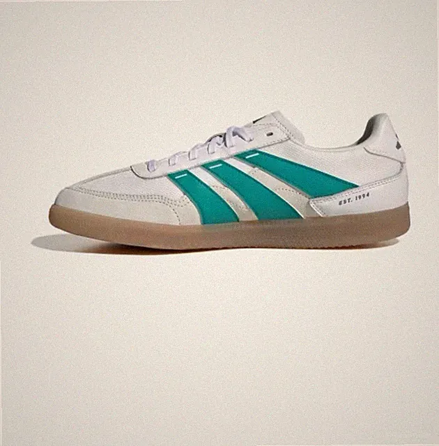 Adidas Predator Freestyle Soccer Shoes White/Green/Grey Sz M 9/9.5/10/10.5/11