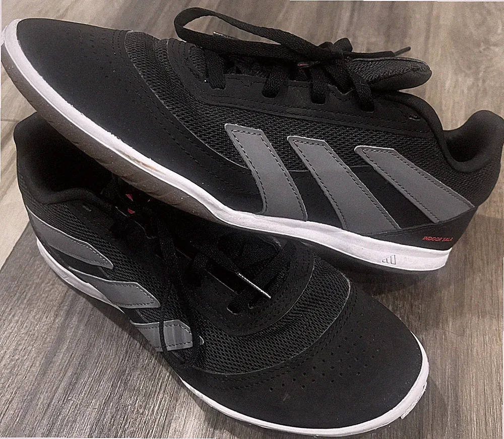 Adidas Predator League Black Bred Red Indoor Soccer Cleats ID3791 Men's Size 8