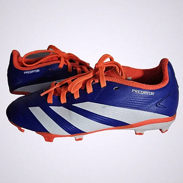 Adidas Predator League Club Blue Orange Soccer Cleats Firm Ground Kids Boys Girl