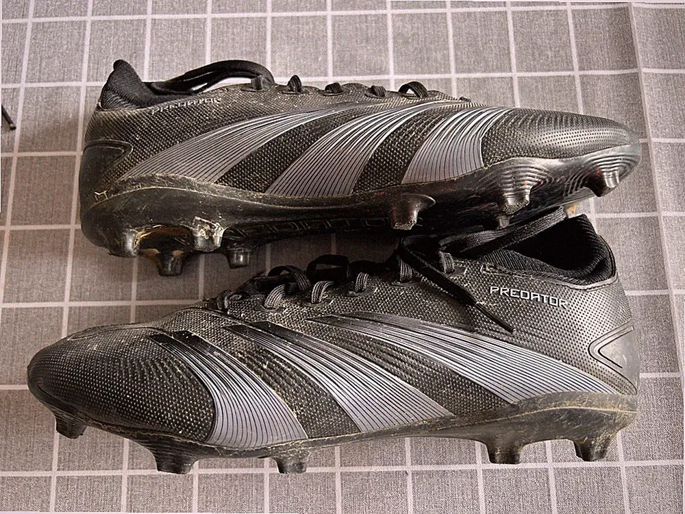 ADIDAS PREDATOR LEAGUE FG FIRM GROUND SOCCER CLEAT/BOOT BLACK/CARBON SIZE 11.5