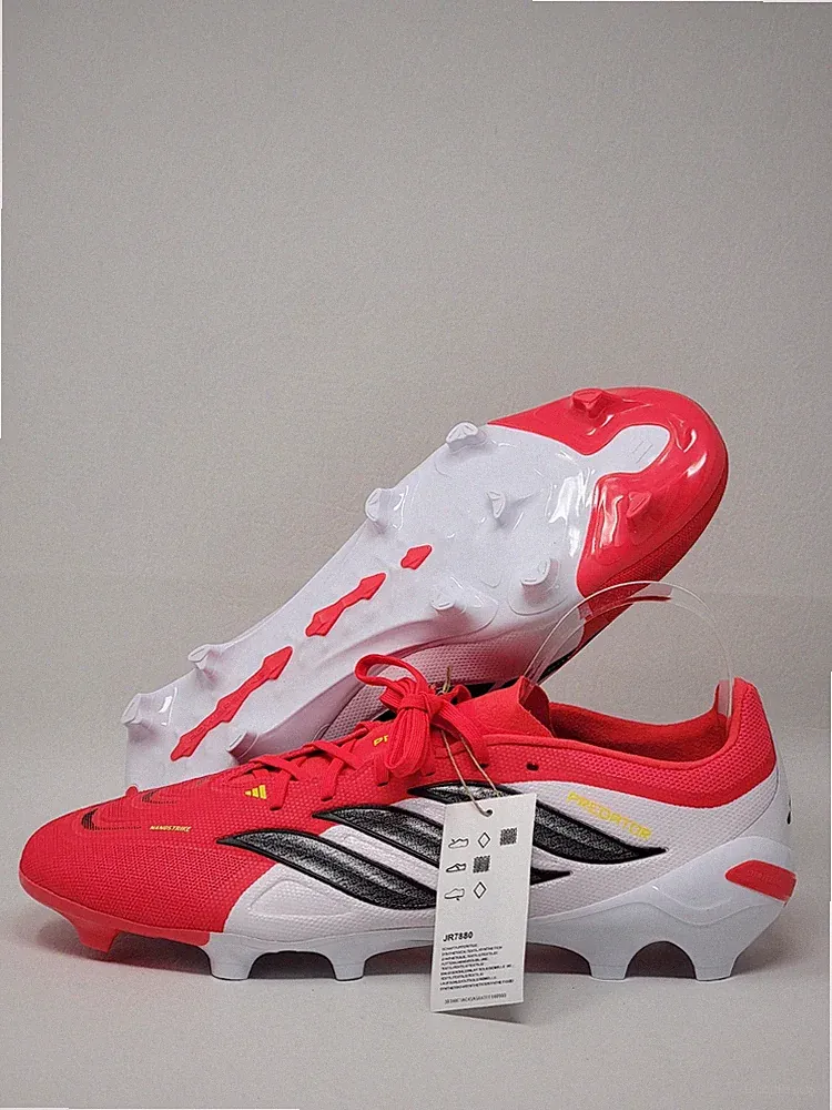 Adidas Predator League FG Men’s Soccer Cleats Lucid Red JR7880 Size 12.5 New