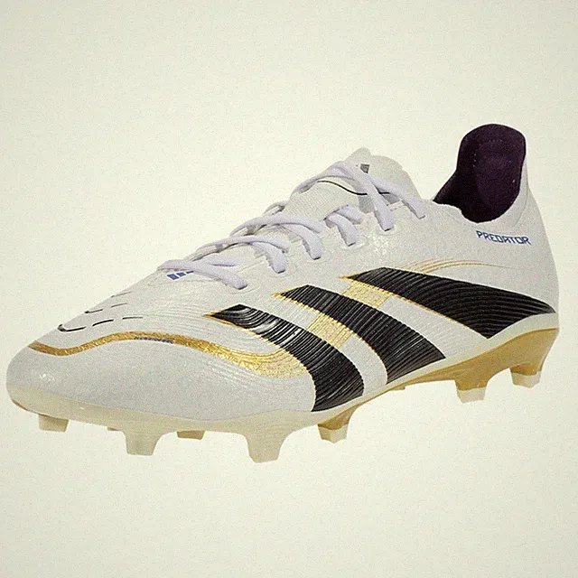 Adidas Predator League FG/MG Men’s Soccer Cleats Football Shoe White Gold #116