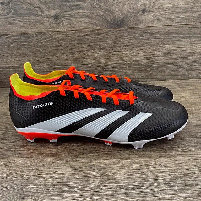 Adidas Predator League FG Soccer Cleats Men's Size 10.5 Black Orange