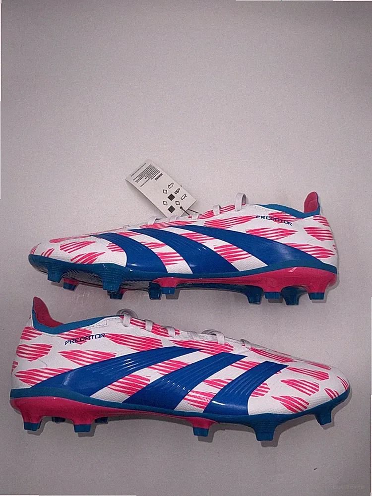 Adidas Predator League Firm Ground IG6262 White Pink Soccer Cleats Pick Size