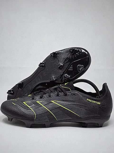 adidas Predator League Firm Ground Soccer Cleats JI1118 Men's Size 11 Black New