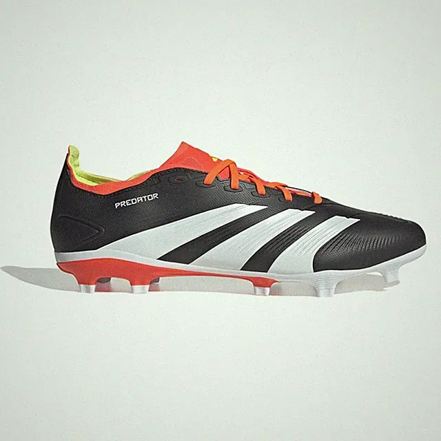 adidas Predator League Firm Ground Soccer Cleats Mens Black Sneakers Athletic Sh