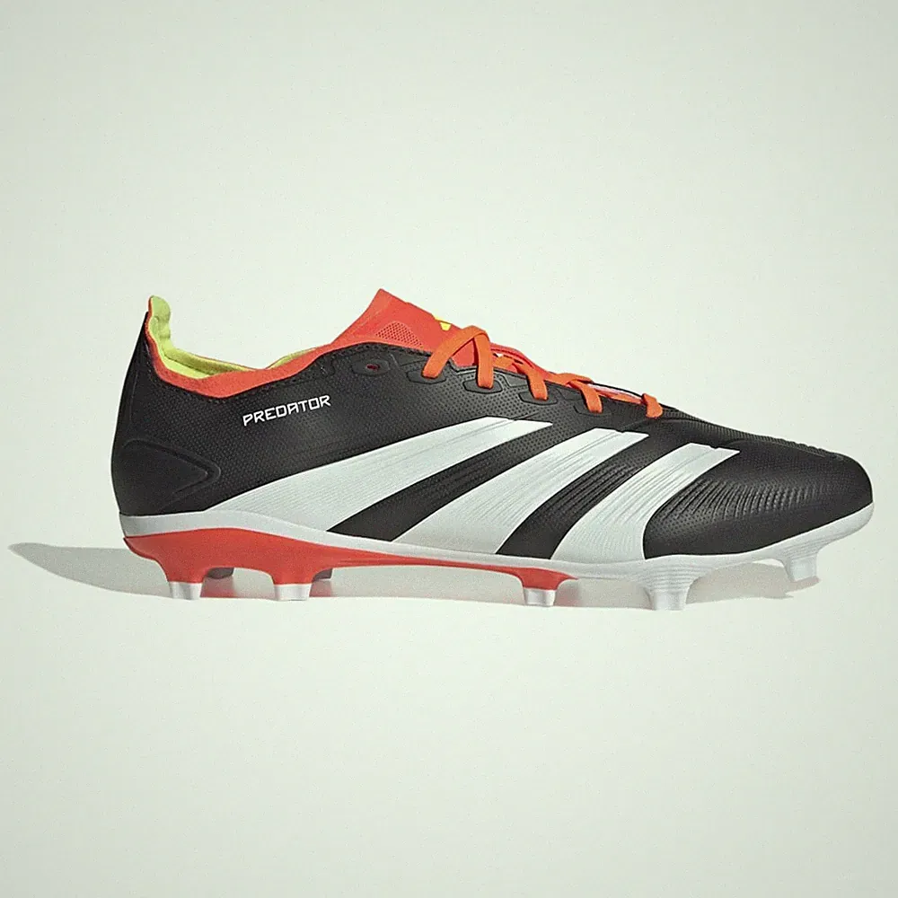 adidas Predator League Firm Ground Soccer Cleats Mens Black Sneakers Athletic Sh