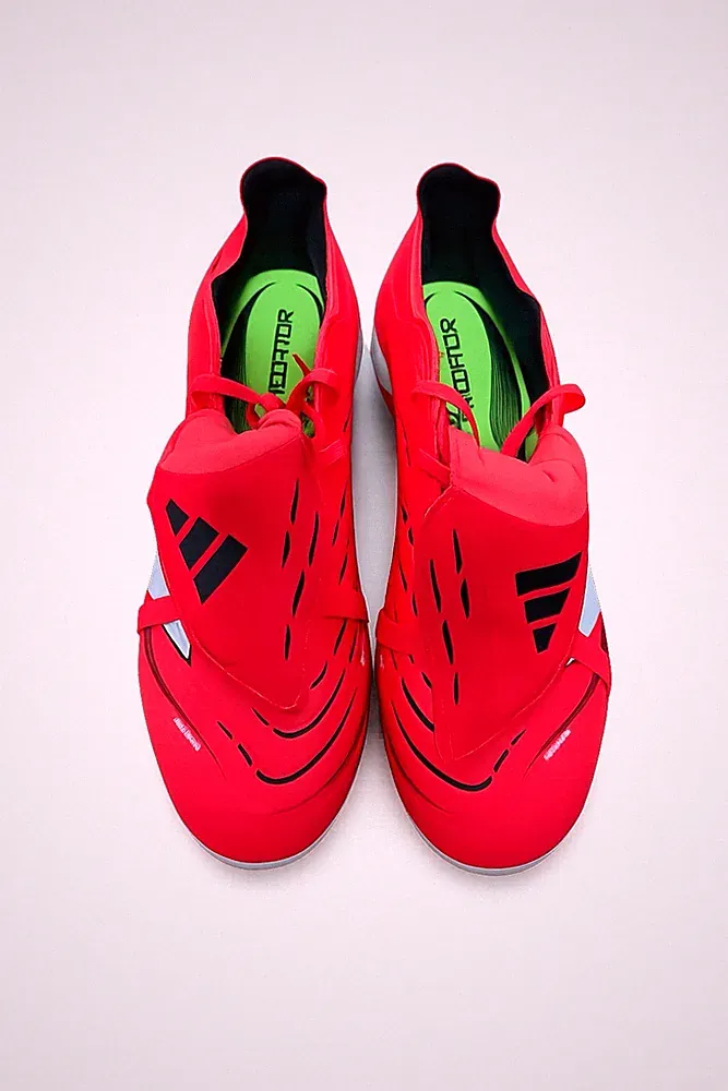 Adidas Predator League Fold-Over Tongue FG/MG Soccer Cleats Size 8 New Red