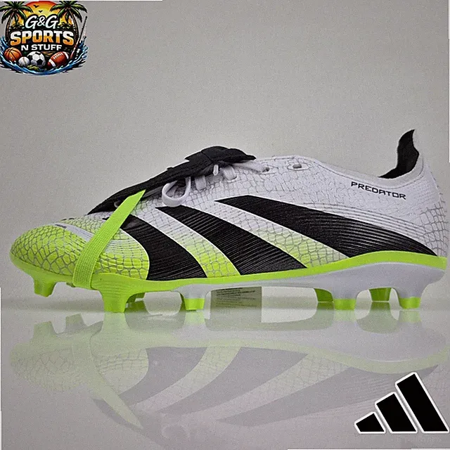 Adidas Predator League Fold-Over Tongue Firm Ground Cleats Men’s 12 - Women's 13