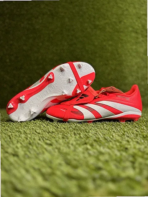 Adidas Predator League Folding Tongue Firm Ground - Lucid Red - Size 5