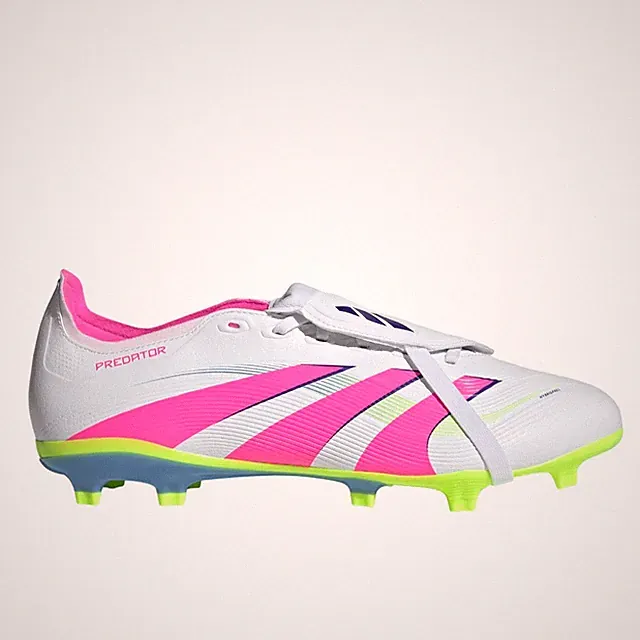 adidas Predator League FoldOver Tongue FirmMultiGround Soccer Cleats Mens White