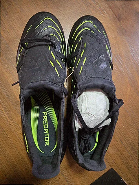 Adidas Predator League FT FG/MG Soccer Cleats Black Carbon SIZE 11M 12W