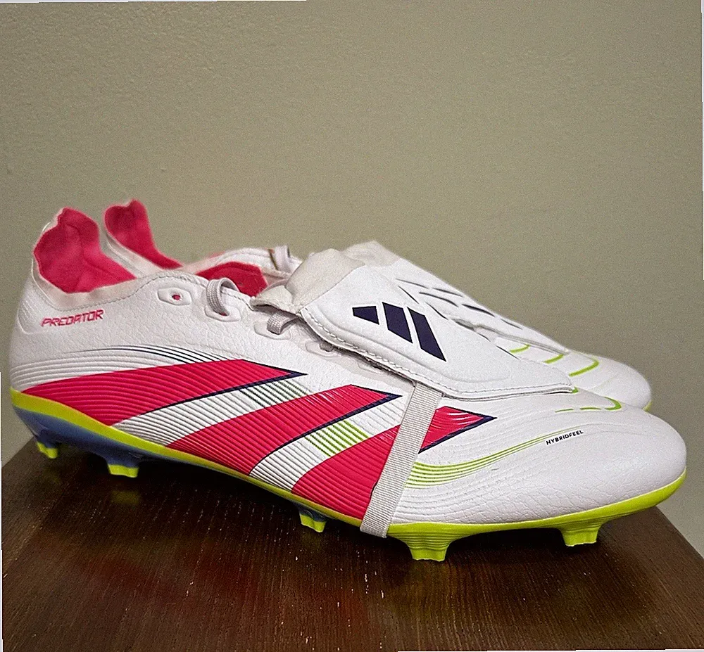 Adidas Predator League FT FG MG Soccer Cleats Mens Size 13.5 White ID1320 NEW