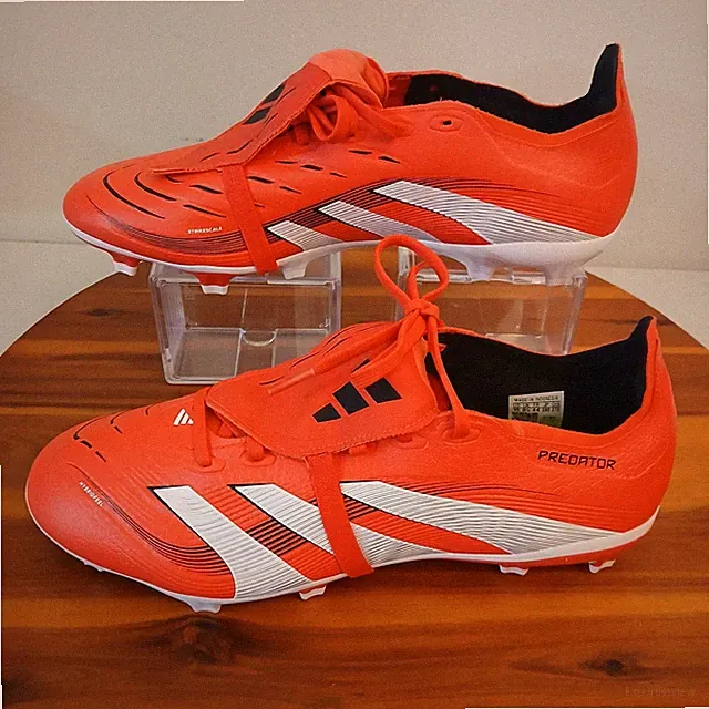 Adidas Predator League FT FG Soccer Cleats Mens 10 Solar Red White ID1319