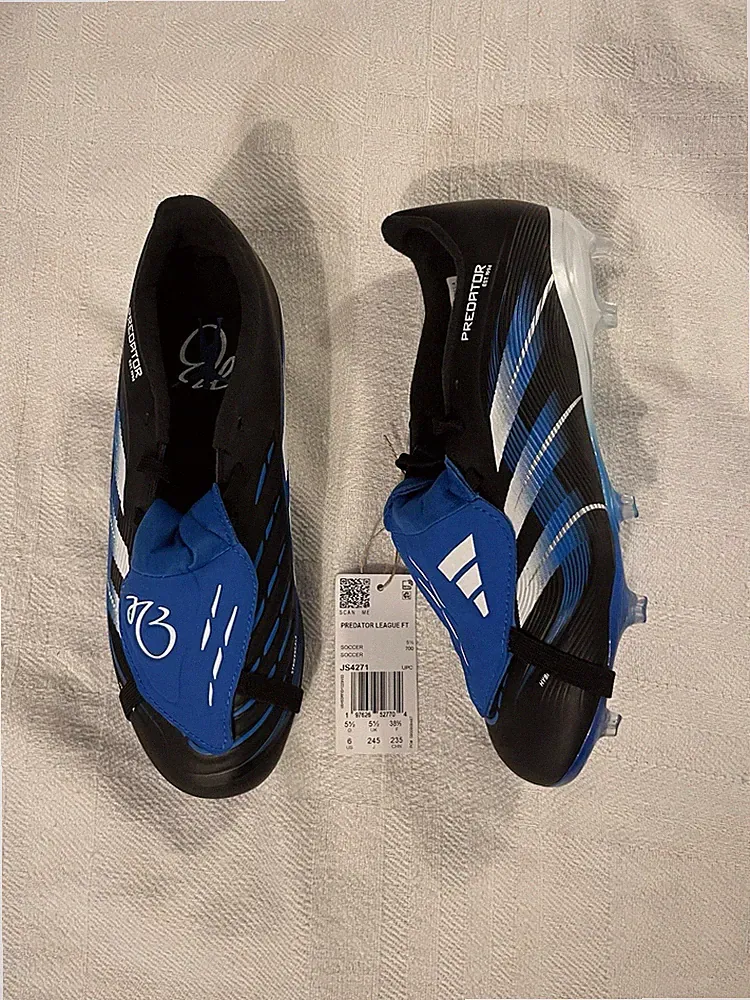 Adidas Predator League Ft Jude Bellingham Black And Blue Brand New Men’s Size 6