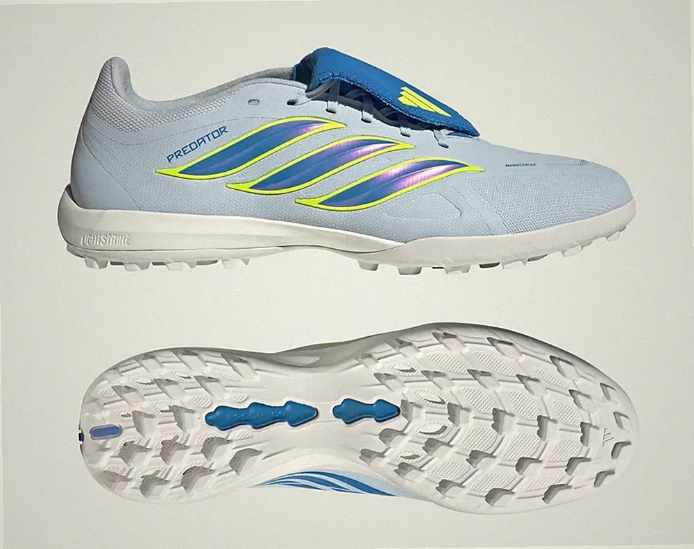 Adidas Predator League FT TF Turf Soccer Cleats Shoes Blue JR7874 Mens Size 7