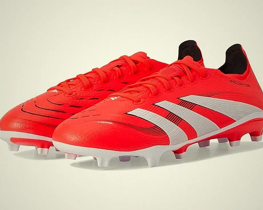 Adidas Predator League ID3745 Lucid Red Firm Ground Soccer Cleats Mens 11.5