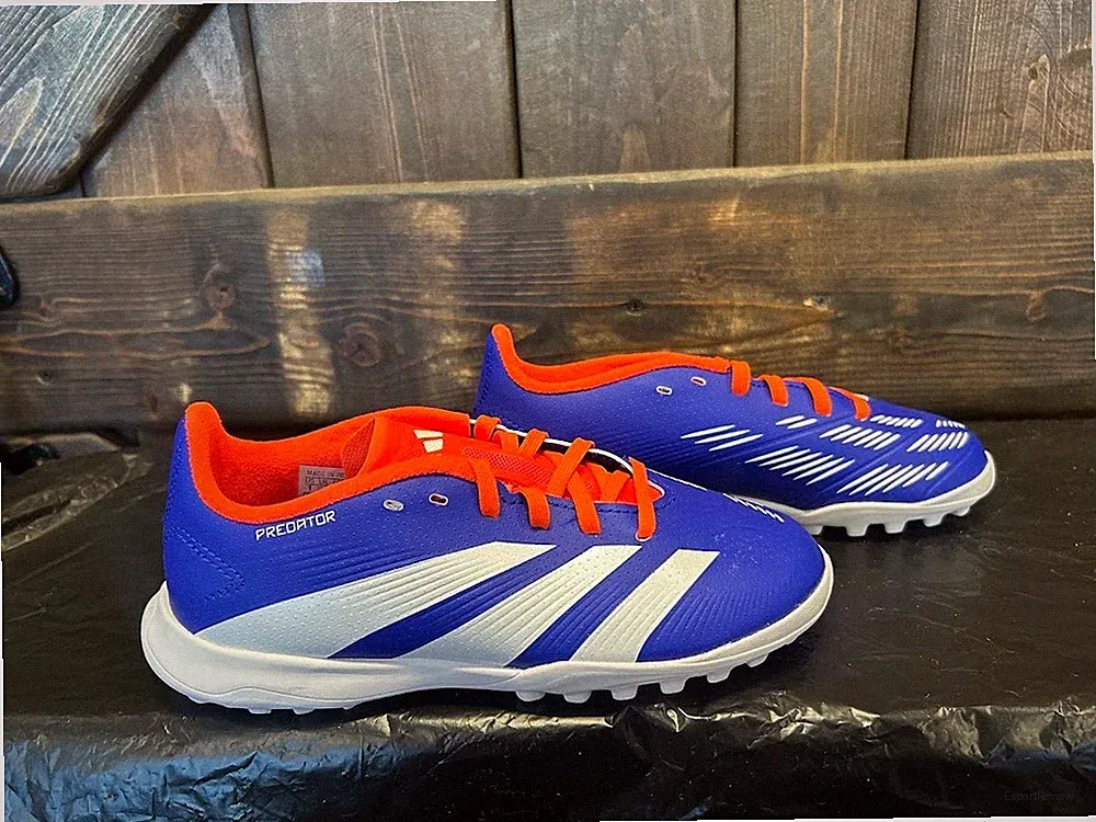 adidas Predator League Kids Junior Turf Soccer Shoes Blue IF6413 - Size 1