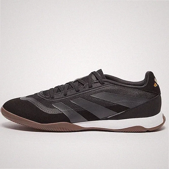 Adidas Predator League Men's Indoor Soccer Shoe Black Football Sneakers #392