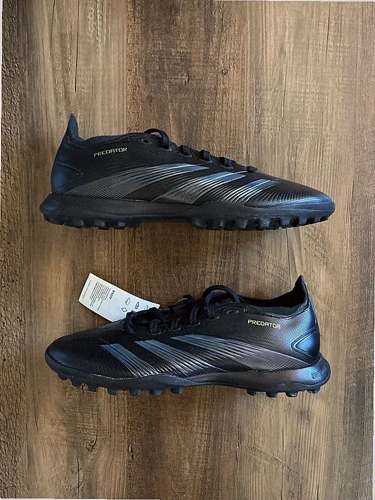 Adidas Predator League TF Low Turf Soccer Cleats Men Size 7 Black IF6377