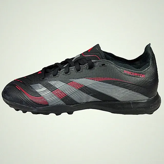 Adidas Predator League TF Soccer Cleats Men's Size 7 Black Red Turf ID3768 New