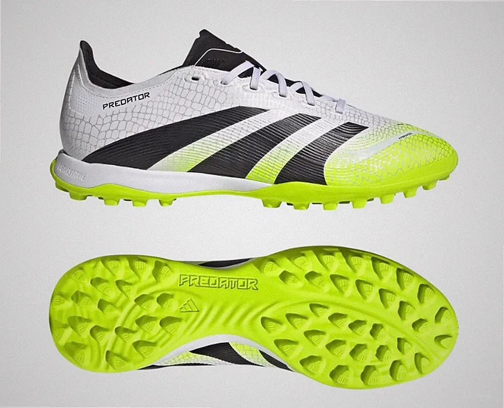 Adidas Predator League TF Turf Soccer Cleats Shoes Yellow JI1132 Mens Size 7.5