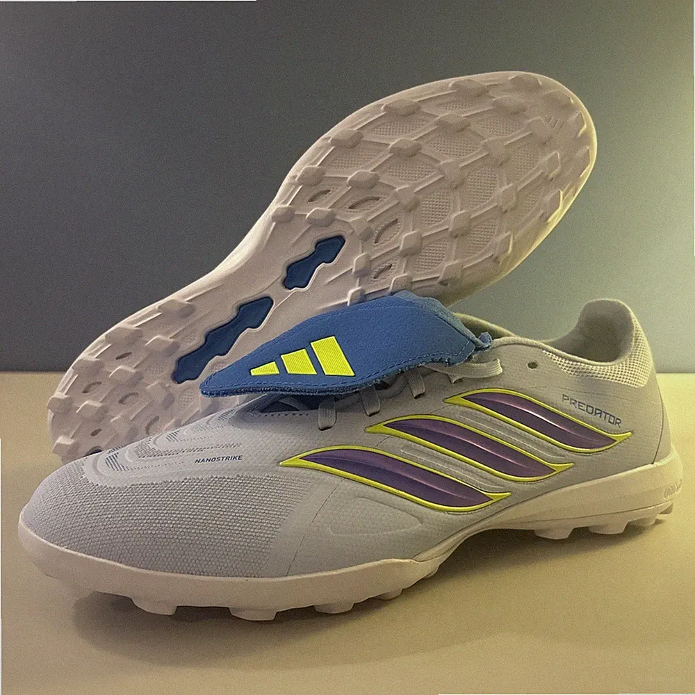 Adidas Predator Leave Fold-Over Tongue Turf Soccer Shoes - Ice Cold Size 9.5M