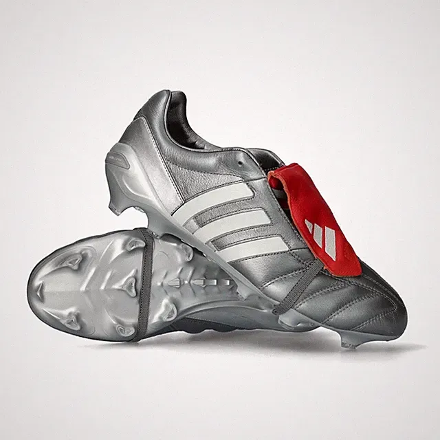 adidas Predator Mania FG Leather Gunmetal Beckham Boots Soccer Cleats Men Shoes