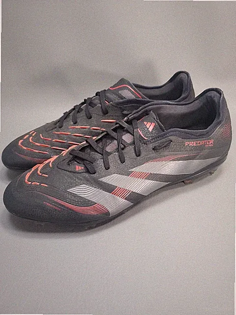 adidas Predator Pro FG Mens Size 10.5 Soccer Cleats Shoes Stealth Victory