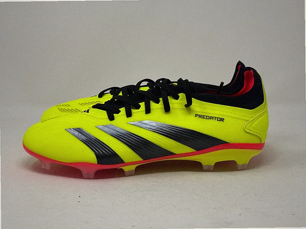 Adidas Predator Pro FG Mens Soccer Cleats Neon yellow Black IG7776