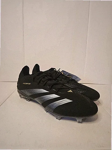 Adidas Predator Pro FG Soccer Cleats Black/Gold Multiple Sizes Available