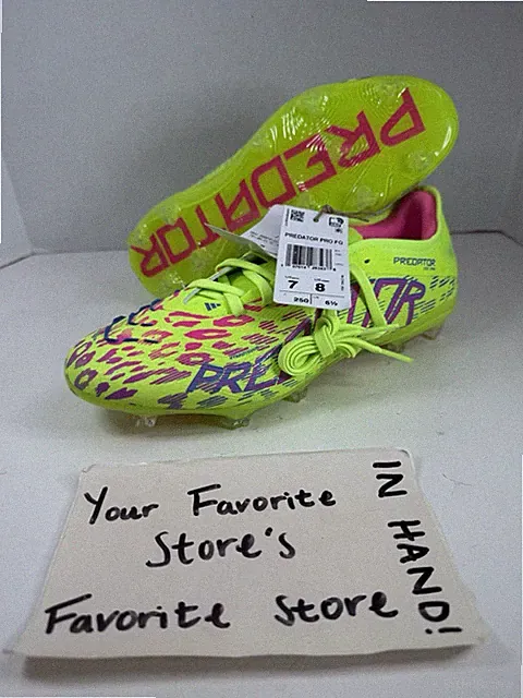 Adidas Predator Pro FG Soccer Cleats Mystic Victory Pack JH6467 Mens Size 7 RARE