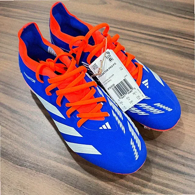 Adidas Predator PRO FG Soccer Cleats Shoes Blue IF6330 Men’s 6 US