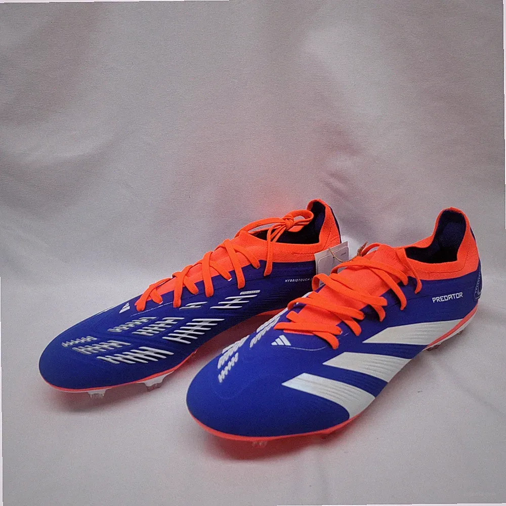 Adidas Predator Pro Firm Ground Soccer Cleats Men Size 11.5 #IF6330 Blue Orange