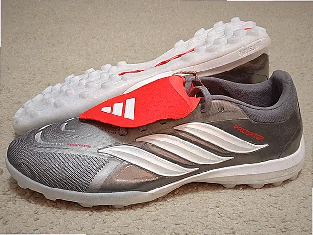 Adidas Predator Pro Fold-Over Tongue Turf Men's Soccer Shoes Red JR7864 Multi Sz