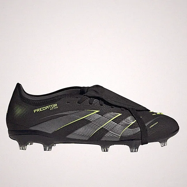 adidas Predator Pro FoldOver Tongue Firm Ground Soccer Cleats Mens Black Sneaker
