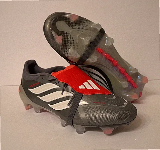 Adidas Predator Pro FT FG Iron-Metallic Soccer Cleat JR3324 Mens Sz 5/ Women's 6