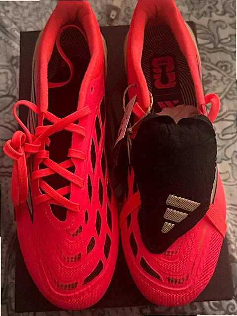 adidas Predator Pro FT FG Lace-Up Soccer Cleats Pink Black Men’s Size 7 |HQ0015