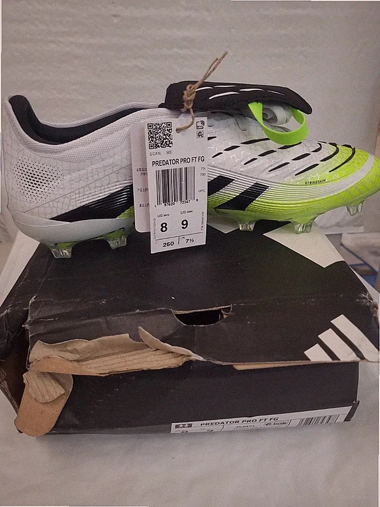 Adidas Predator Pro FT FG Soccer Cleats Size 8 Men, 9 Women's