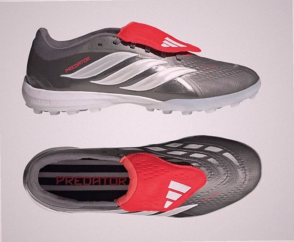 Adidas Predator PRO FT TF Turf Soccer Cleats Shoes Gray JR7864 Mens Size 11.5