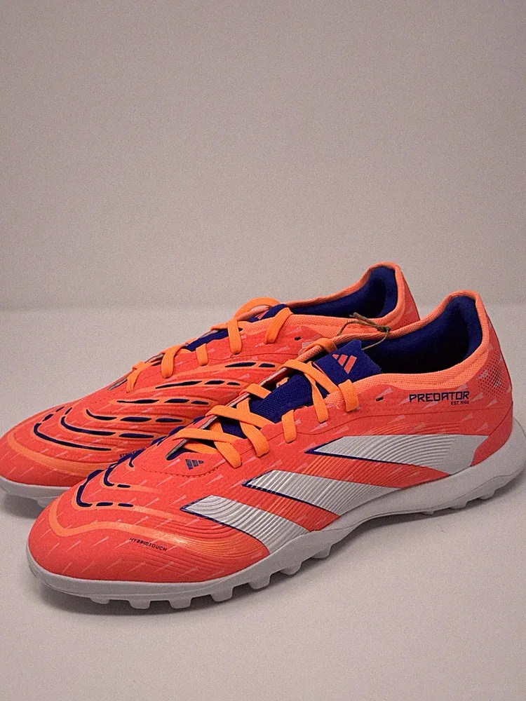 Adidas Predator PRO TF Turf Soccer Cleats Shoes Coral JI1185 Men’s Size 8.5