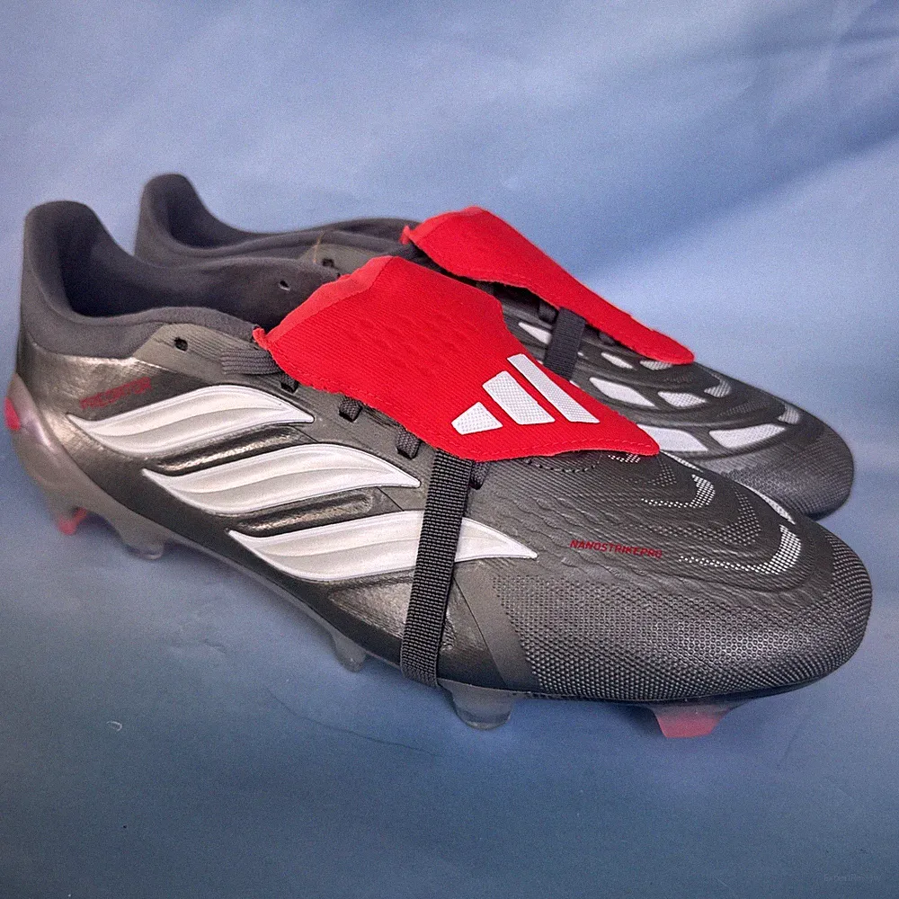 Adidas Predator Pro Tongue FG Football Soccer Cleats Grey Men’s Size 11 JR3324