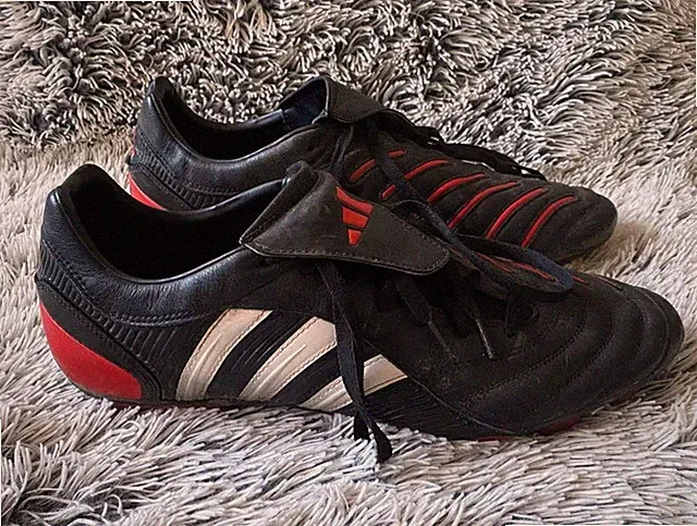 Adidas Predator Pulse Black Red US 12.5 EU 47.5 Mania Absolute Vintage Football